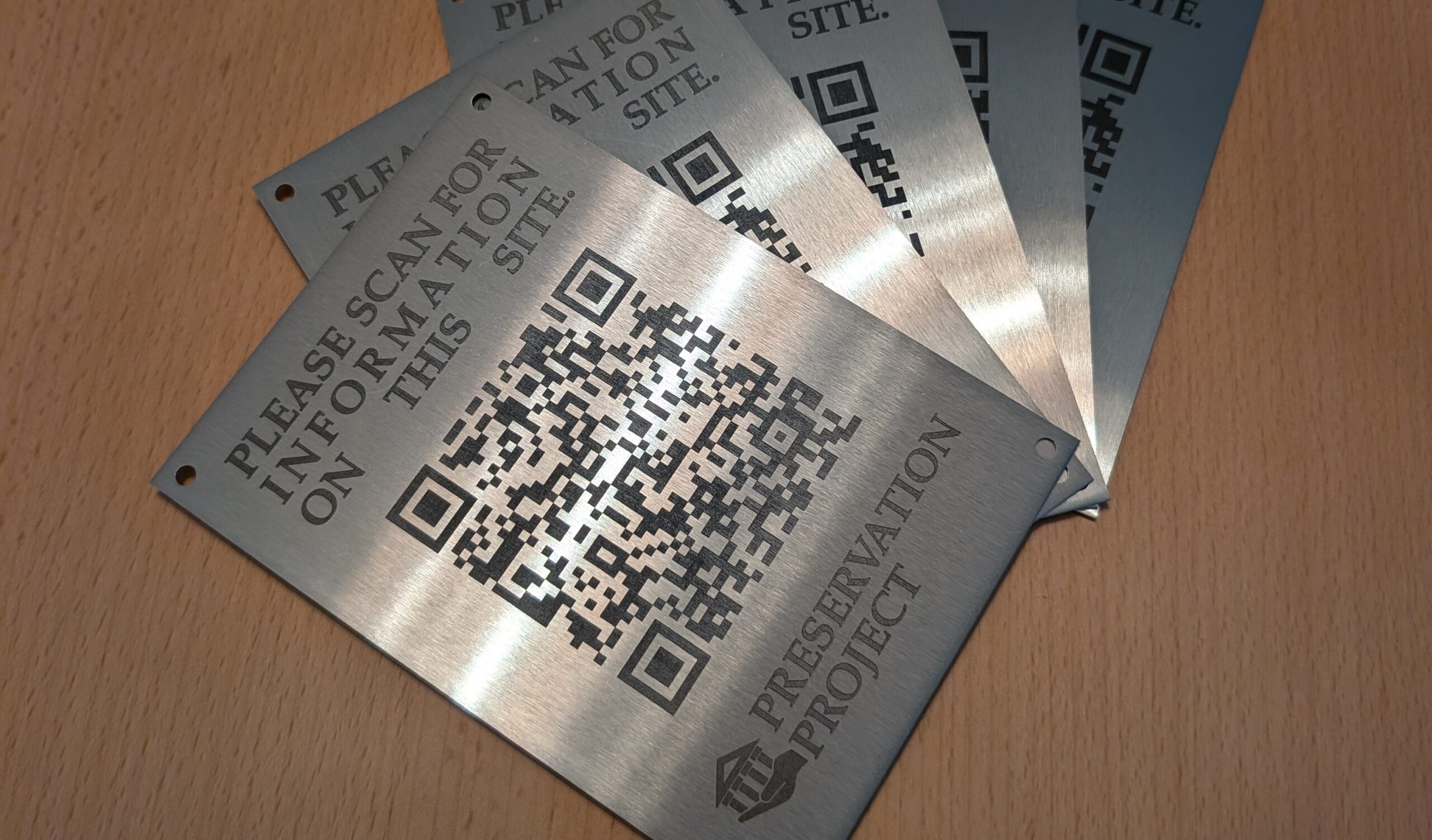 FIRST 5 QRCODE PLATES ARRIVED!